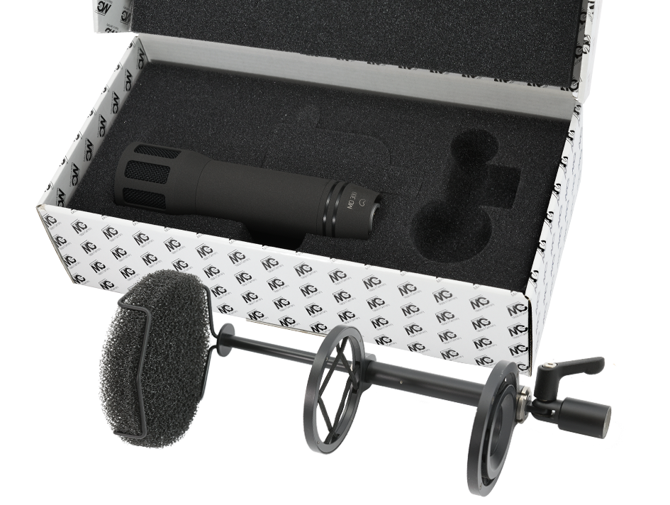 mit elastischer Aufhängung EA 30, Popschutz P 30, im Karton 320 mm x 160 mm x 90 mm Nextel® S 139