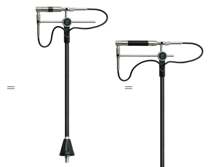 SIS 92 0.5", Messmikrofonverstärkerpaar 1/4" MV 302, Messmikrofonkapselpaar 1/2" MK 290, Adapter A 69 1/2"-1/4", Winkeladapter WA 25 1/2"-1/4", Spacer 1/2", 12 und 50 mm, Ausgang 10-pol. LEMO zum Anschluss an Haltegriff oder Fernsteuerung, Koffer aus Aluminium nickel matt